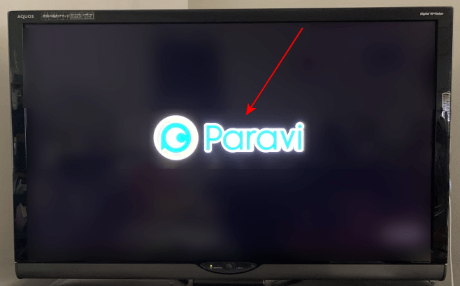 Paraviのロゴの表示