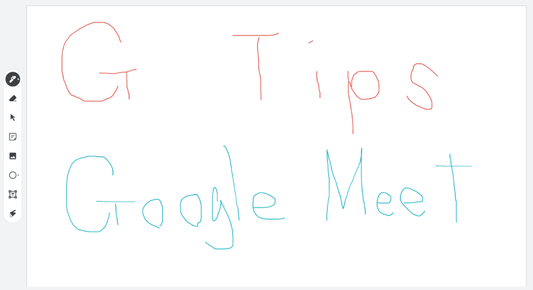 Google Meetのホワイトボード