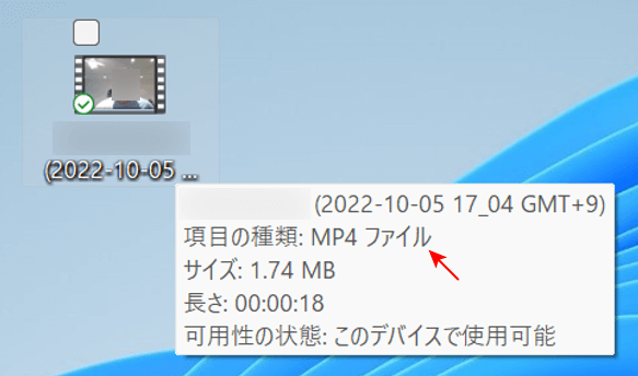 MP4ファイル