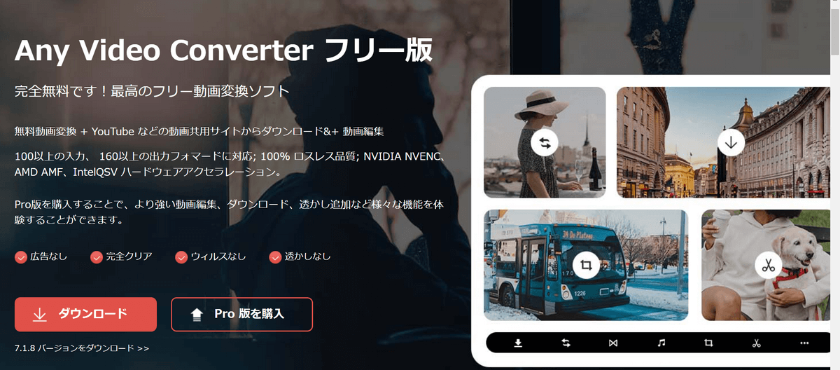 Any Video Converterの公式サイト