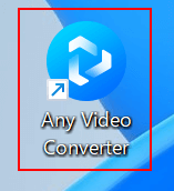 Any Video Converterを選択する