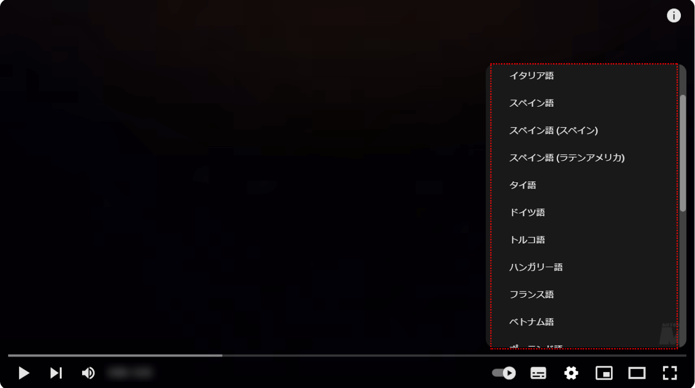 動画に字幕が備わっている