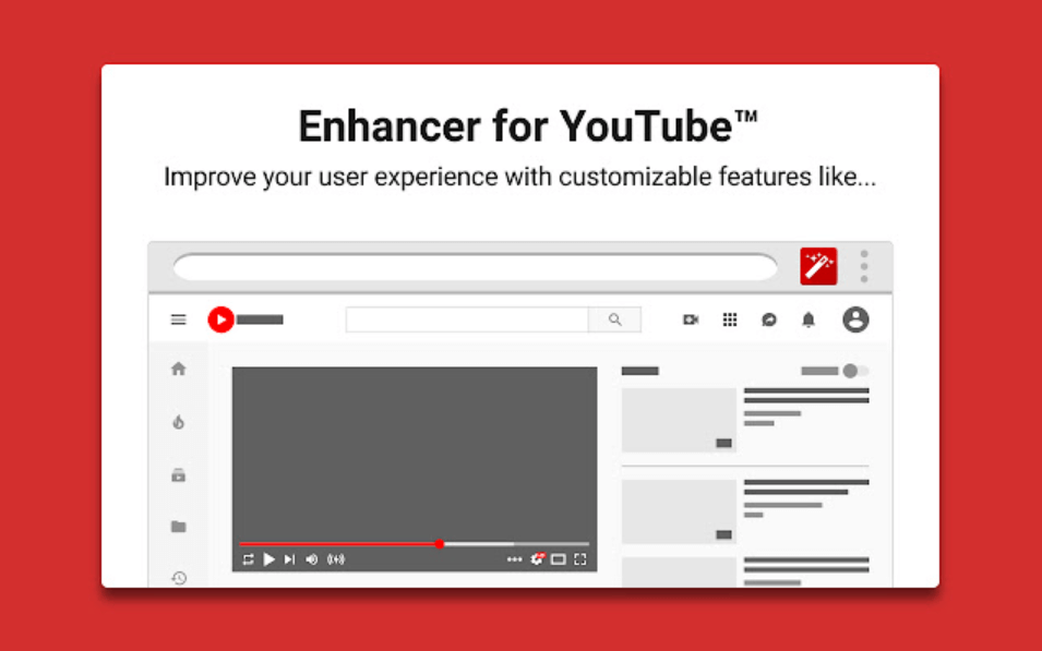 Enhancer for YouTubeのダウンロードページ