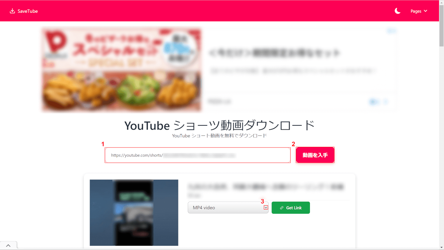 SaveTubeサイト